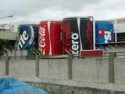 Coke and Pepsi bottling plant